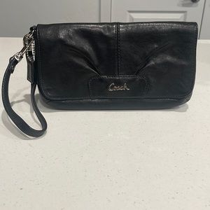 Coach Leather Wristlet